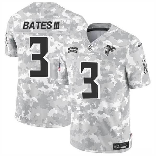 Men's Atlanta Falcons #3 Jessie Bates III 2024 F U S E  Arctic Camo Salute to Service Limited Football Stitched Jersey